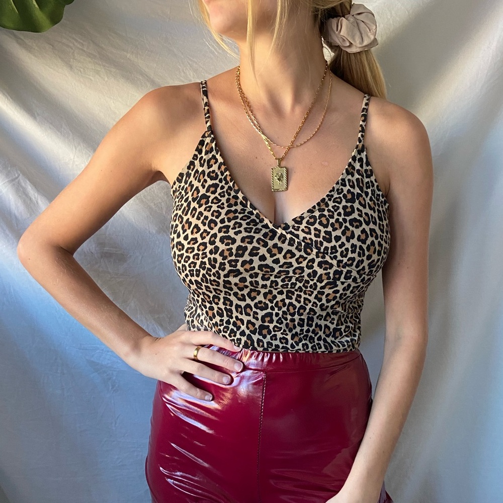 SOLD Cheetah crop top